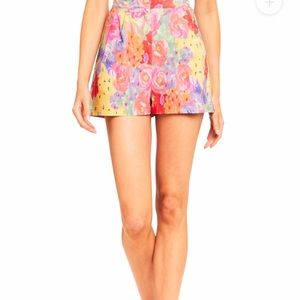 Amanda Uprichard shorts❕❕❕❕ NWT - high waisted floral pink yellow orange